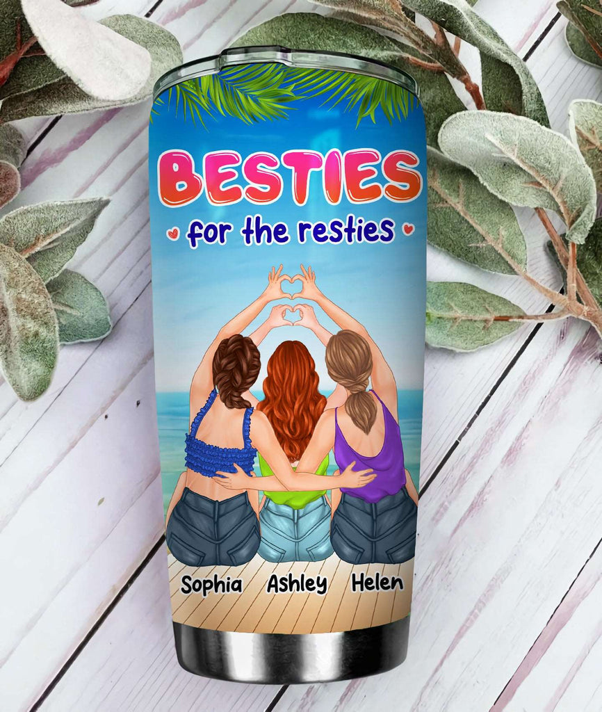 Personalized Besties For The Resties Gift For Beach Besties Tumbler