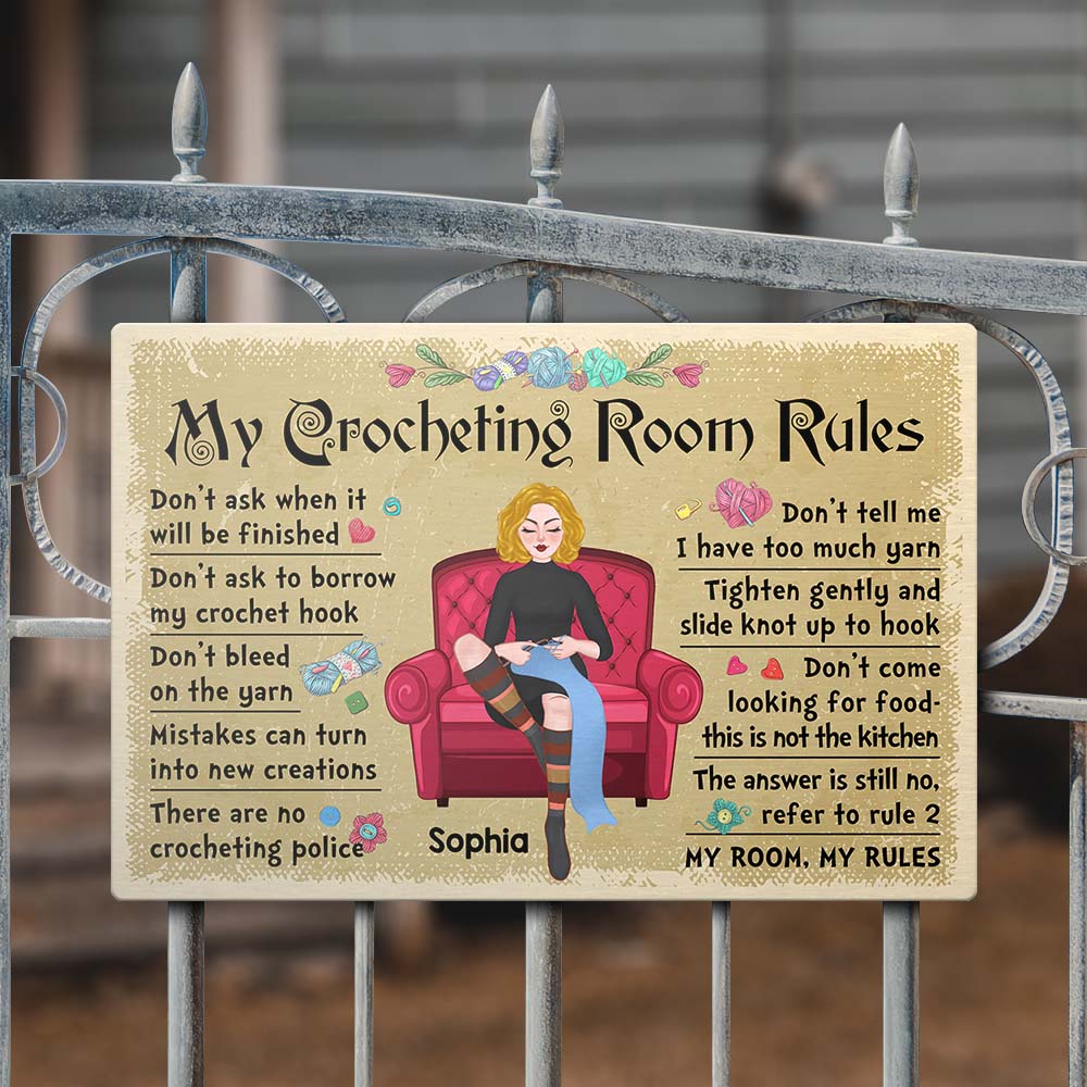 Fancy Rules. Sign My Room My Rules Sign