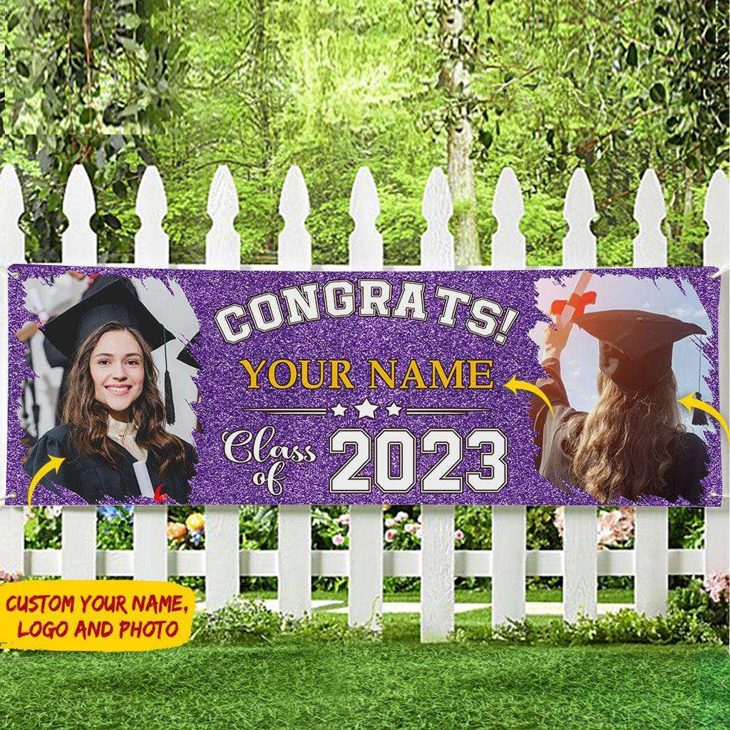 Congratulations On Your Graduation-Personalized Name Banner - Extrabily