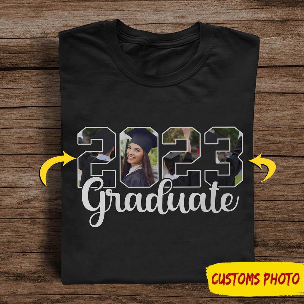 Congratulations On Your Graduation-Personalized Name T-Shirt - Extrabily