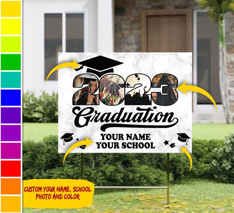 Congratulations On Your Graduation-Personalized Yard Sign - Extrabily