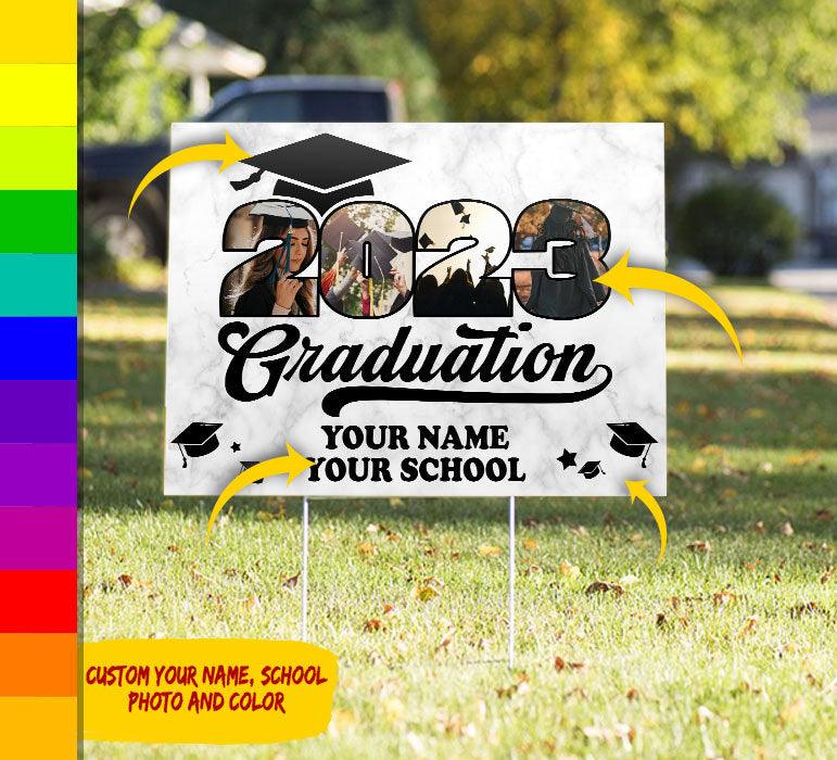 Congratulations On Your Graduation-Personalized Yard Sign - Extrabily