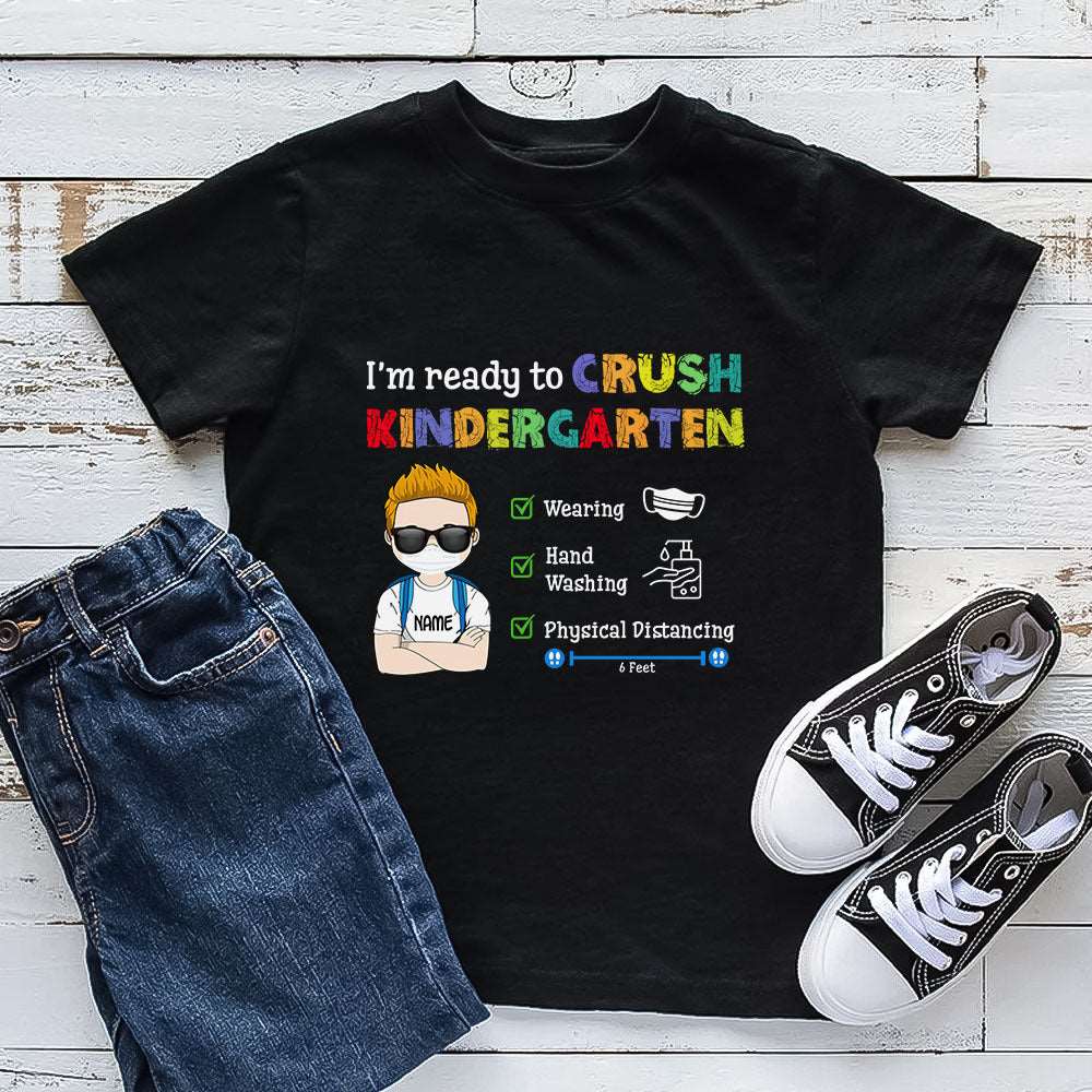 Back To School Guidelines Kid T-Shirt, Custom Kid Tees CustomCat