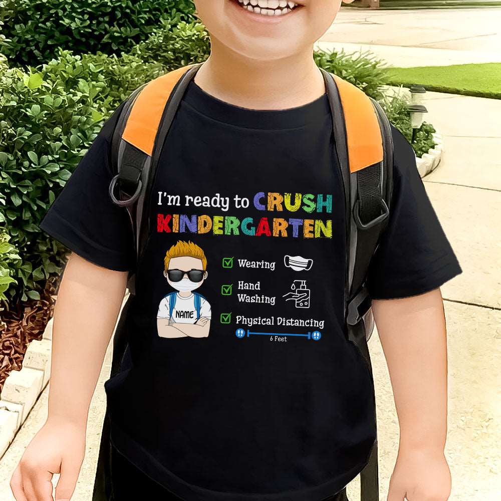 Back To School Guidelines Kid T-Shirt, Custom Kid Tees CustomCat