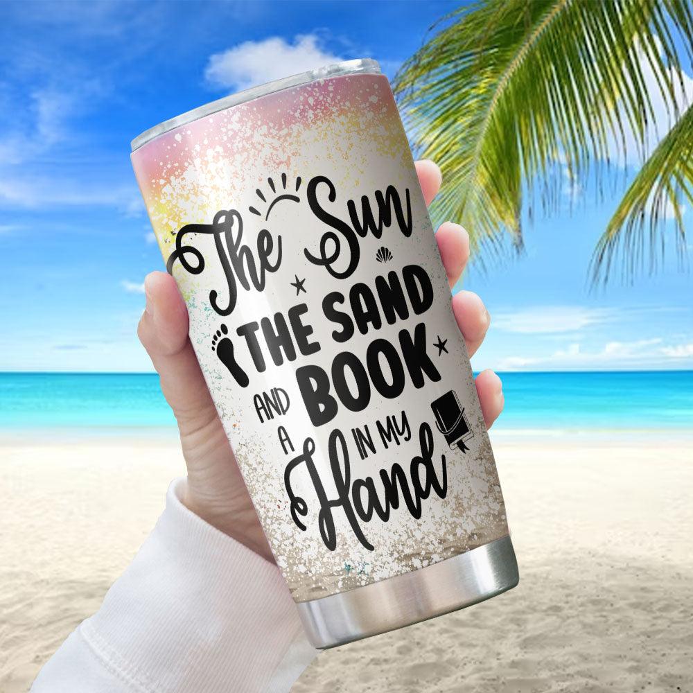 Personalized Booked For The Summer Reading Girl Tumbler, Gift For Her - Extrabily